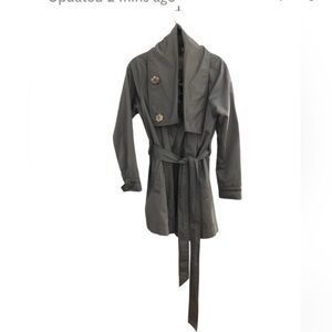 TED BAKER Belted Wrap Jacket Size Medium (3) Trench Coat